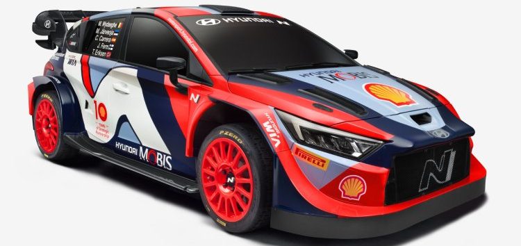 Hyundai cambia los colores de su i20 Rally1 para el resto de temporada 2024