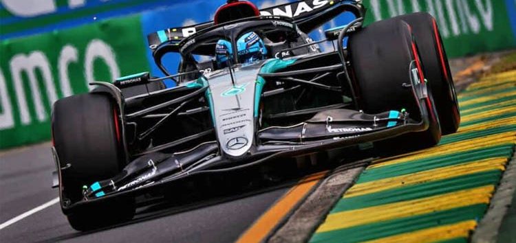 George Russell critica y arremete contra Fernando Alonso tras su accidente