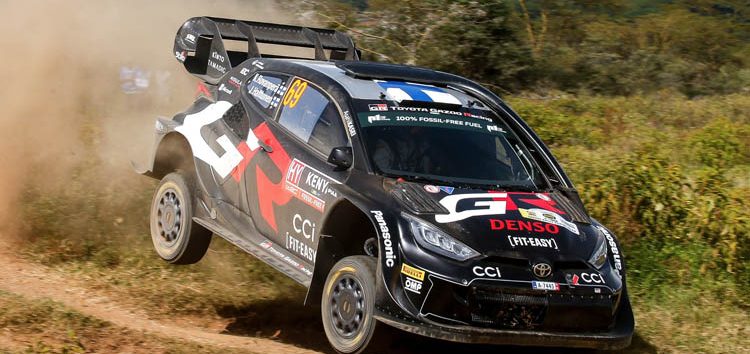 Rally Safari 2024: Un excepcional Rovanperä gana todos los tramos del viernes