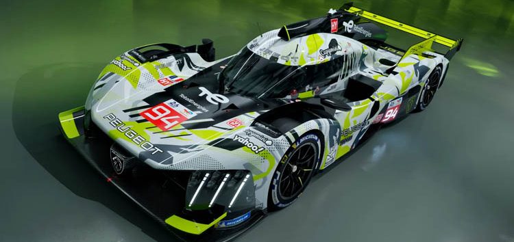 Peugeot presenta su renovado 9X8 del WEC, ¡con alerón trasero!