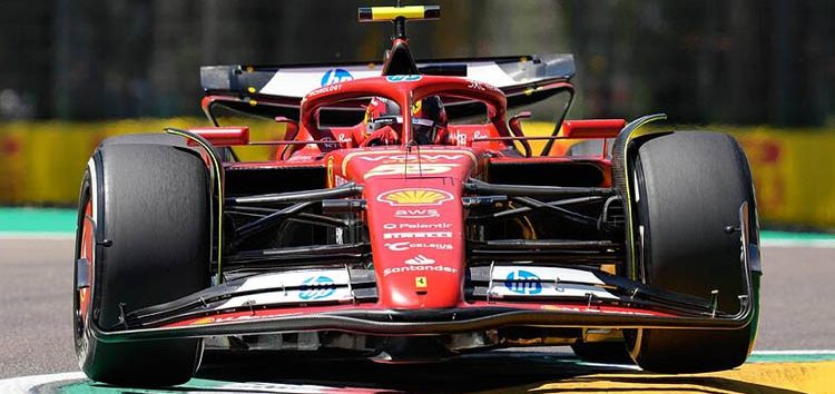 Carlos Sainz, incómodo en la crono de Imola: «He sufrido con los neumáticos blandos»