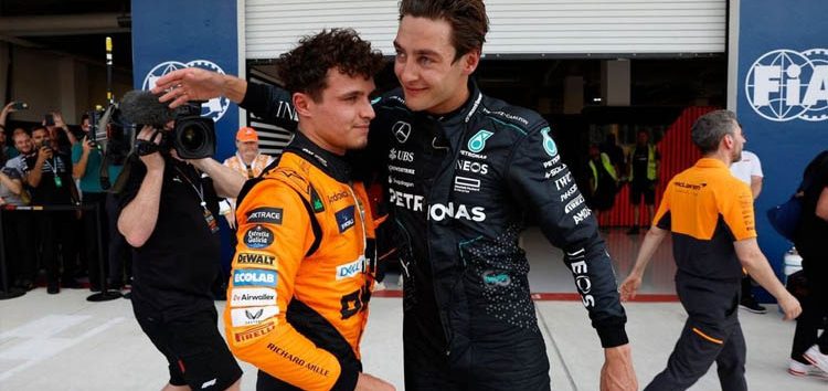 Russell pide a Mercedes que se inspire en McLaren y en su victoria en Miami