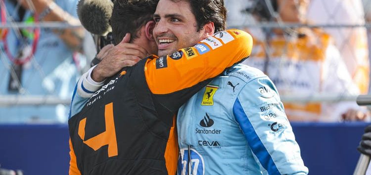 Carlos Sainz ensalza la figura de Lando Norris dentro de la Fórmula 1