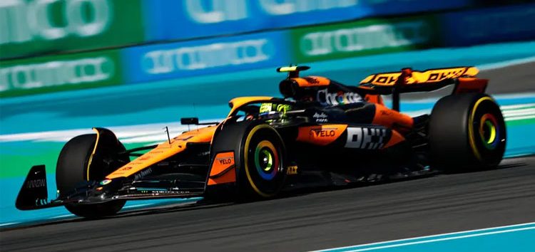 Norris estrena su casillero al ganar en Miami: «¡Ya era hora, joder!»