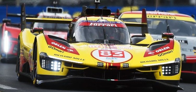 CRÓNICA | Ferrari se aferra al liderato de Le Mans: el #83 de Kubica se mantiene al frente con lluvia inminente