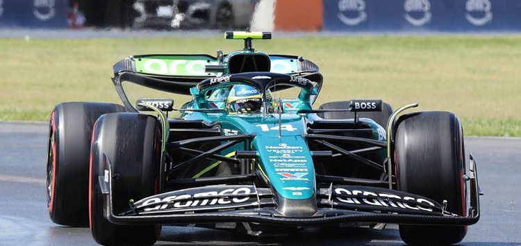Fernando Alonso sorprende para liderar los Libres 2 de Canadá