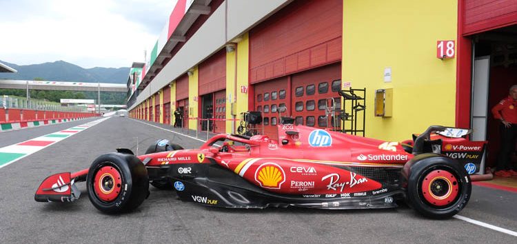 Ferrari completa en Mugello un nuevo test de neumáticos con Pirelli
