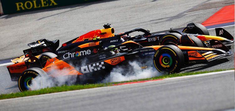 Norris culpa a Verstappen del accidente: «Max no quería aceptar perder una sola carrera»