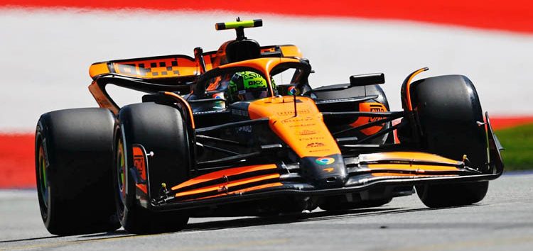 Lando Norris, a cuatro décimas de Verstappen en Austria: «Max está en otra liga»