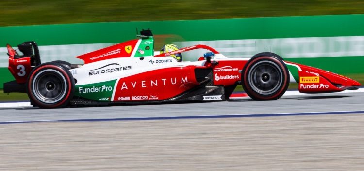 Oliver Bearman se lleva la sprint de Fórmula 2 en Austria con Pepe Martí segundo