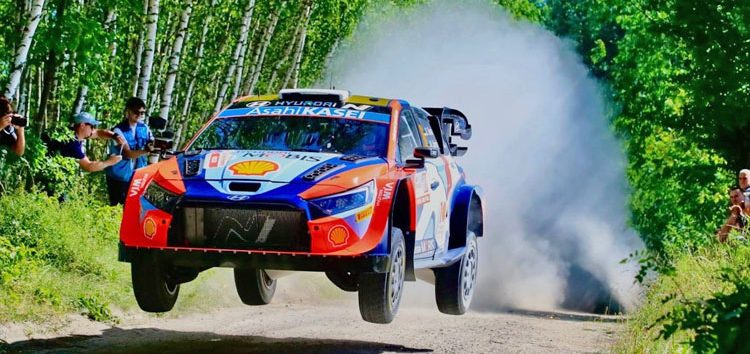 Rally de Polonia 2024: Tänak lidera el dominio de Hyundai en el shakedown