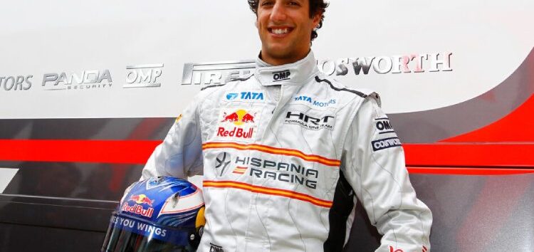 13 años del debut de Ricciardo con HRT y así lo recuerda