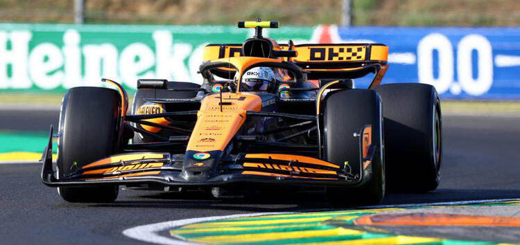 Lando Norris lidera la primera línea de McLaren en Hungría; Sainz saldrá 4º y Alonso 7º