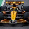 Lando Norris, superado por los Mercedes en la crono de Silverstone: "Error por mi parte"