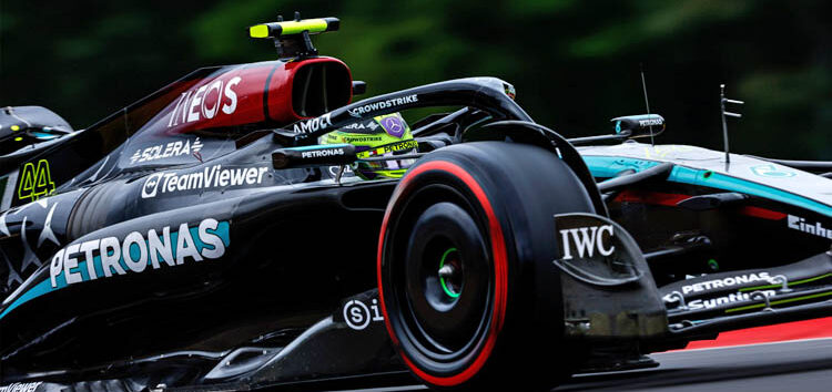 Mal viernes para Hamilton y Mercedes en Spa: «No sé qué decir…»