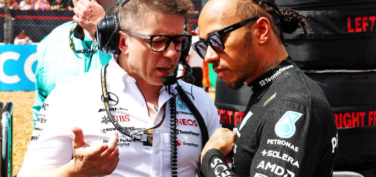 En Mercedes reconocen que Lewis Hamilton ya no es tan rápido como antes