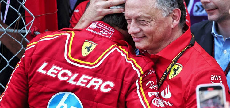 Leclerc confía «al 200%» en lo que hace Vasseur al frente de Ferrari