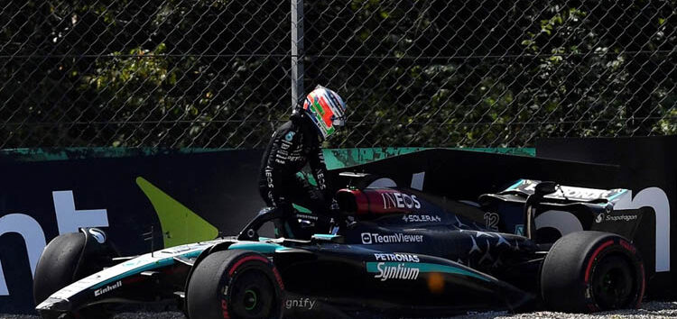 Kimi Antonelli, autocrítico tras su accidente en Libres 1: «No me siento muy bien»
