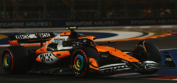Lando Norris supera a los Ferrari y lidera los segundos libres de Singapur