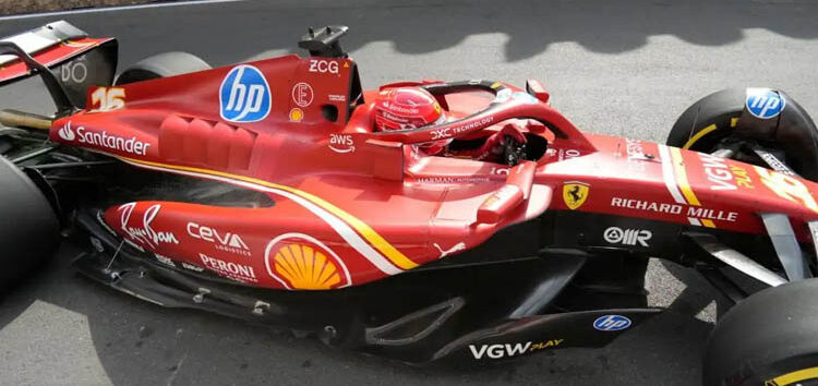 Leclerc lidera tras superar por milésimas a Pérez en los Libres 2 de Bakú