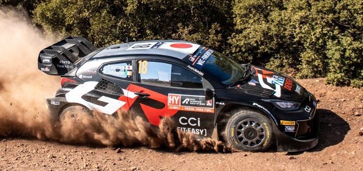 Rally de Grecia 2024: Takamoto Katsuta lidera un polvoriento shakedown