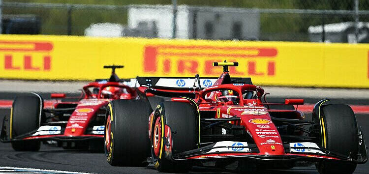 A Leclerc no le gustó verse atacado y superado por Sainz