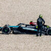 Hamilton culpa a las mejoras de Mercedes de su abandono en Austin