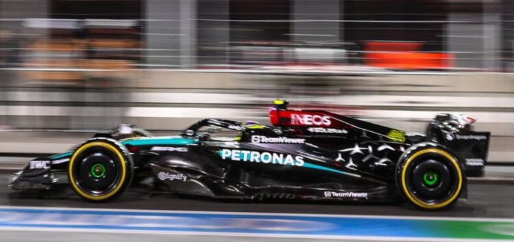 Lewis Hamilton es el más rápido en el frío del GP de Las Vegas