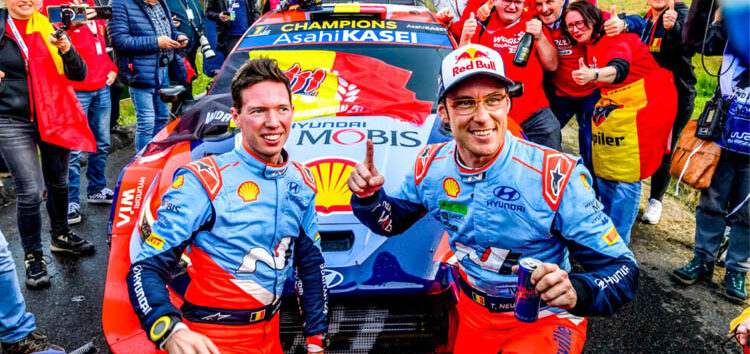 Rally de Japón 2024: Thierry Neuville es campeón del mundo de rallyes