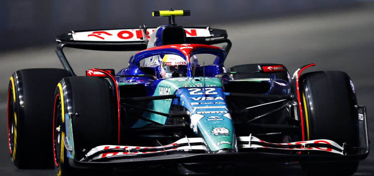 Visa Cash App RB monta en Las Vegas una gran mejora procedente del Red Bull RB20