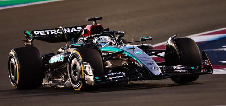 Russell disfruta de su Mercedes y saldrá desde la pole en Qatar: «El coche ha sido muy bueno»