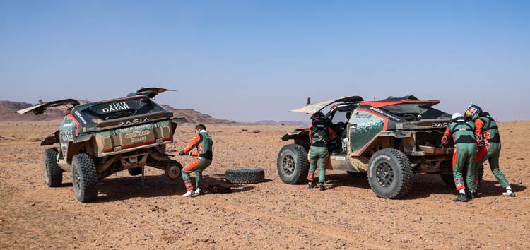 Cristina Gutiérrez, la salvadora de Nasser Al-Attiyah en la Etapa 4: «Dacia sigue en carrera, y hay que luchar por ello»