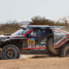 Loeb se deja tiempo a propósito en la Etapa 1: "Escondidos detrás de una gran roca"