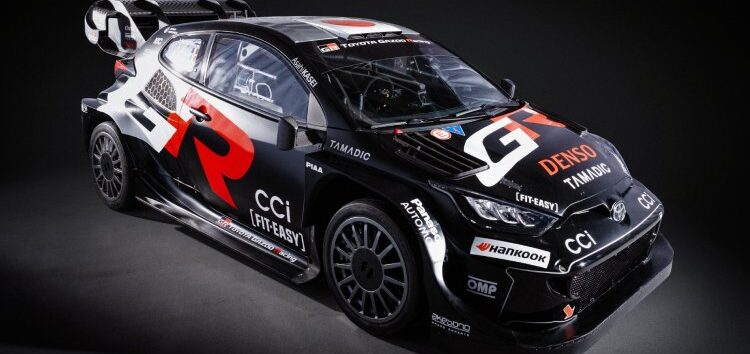 Toyota muestra la decoración su nuevo Yaris Rally1 para la temporada 2025