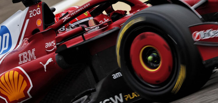 A Leclerc no le ha gustado el clima de Bahréin en los test: «Hoy ha sido un día más complicado en la pista»