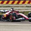 En imágenes: el estreno del SF-25 de Ferrari en pista