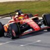 Hamilton fue más rápido que Leclerc en su primer día de test con el SF-24