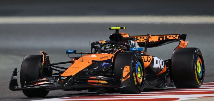 Lando Norris lidera el primer día de test, en una tarde protagonizada por un apagón en Bahréin