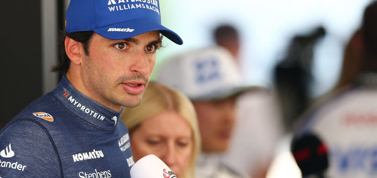 Carlos Sainz desvela el punto débil del equipo Williams actualmente