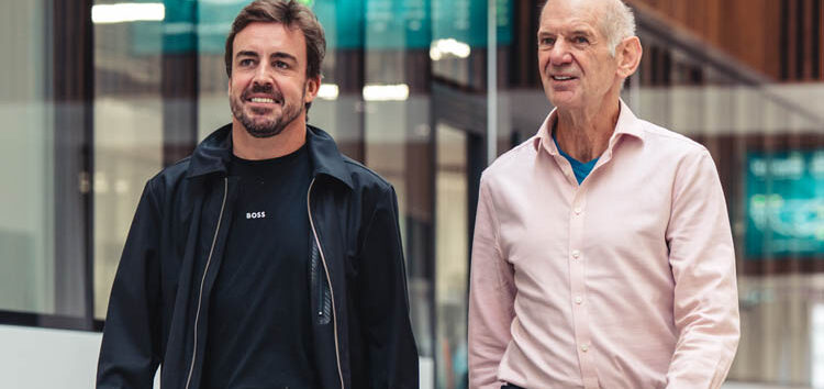Alonso admite que Newey «era un poco el jefe encubierto» en Aston Martin
