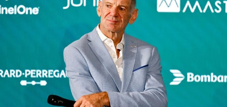 Se espera que Adrian Newey esté sentado en el muro de Aston Martin en Mónaco
