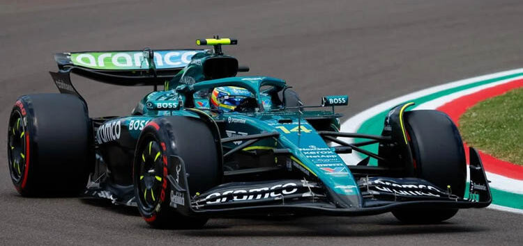 Alonso sonríe con su quinta posición en Imola: «Es una bonita sorpresa»