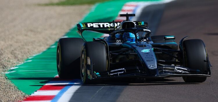 George Russell clasifica tercero en Imola con el neumático medio: «Una buena elección»