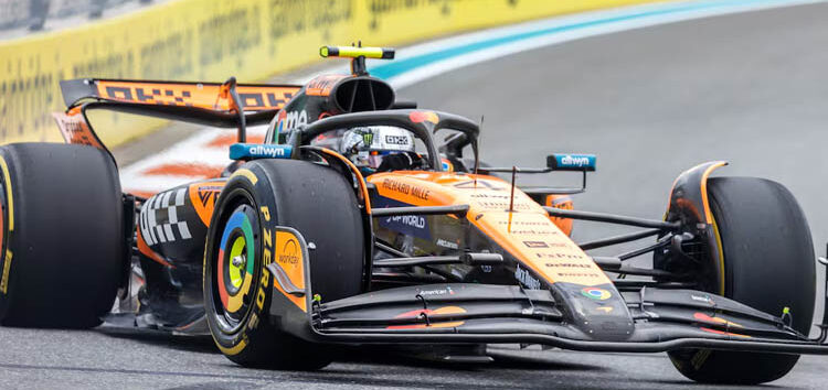 Norris, 2º en Miami y dardo a Verstappen: «Es lo que hay con Max, es chocar o no adelantar»