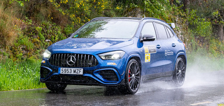 Probamos el Mercedes-AMG GLA 35 4MATIC, ¡como coche 000 en un rally!