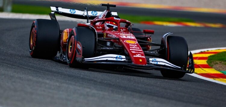 Charles Leclerc coloca su Ferrari tercero en la crono de Spa: «No lo esperaba»