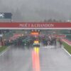La carrera principal de Fórmula 3 en Spa-Francorchamps, suspendida por la lluvia