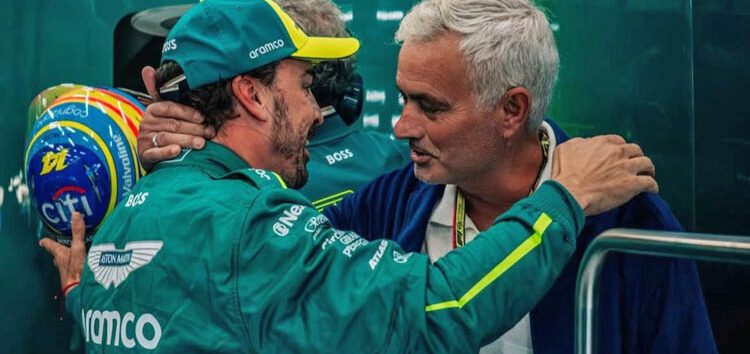 José Mourinho: «Me identifico mucho con Fernando Alonso»