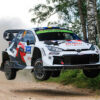 Rally de Estonia 2025: Oliver Solberg, a tres tramos de la gloria