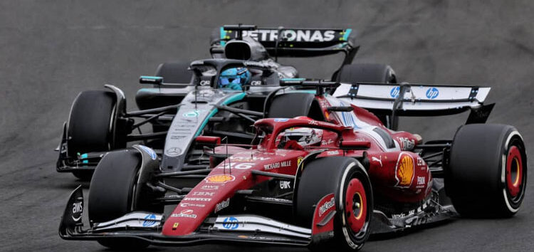 George Russell pone en duda la legalidad del actual Ferrari SF-25